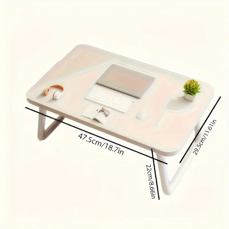 Portable Folding Laptop Desk for Bed & Sofa with Stabilizing Legs
