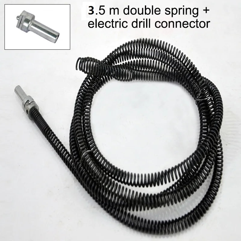 5m Drain Cleaning Snake for Kitchen & Bathroom Sinks