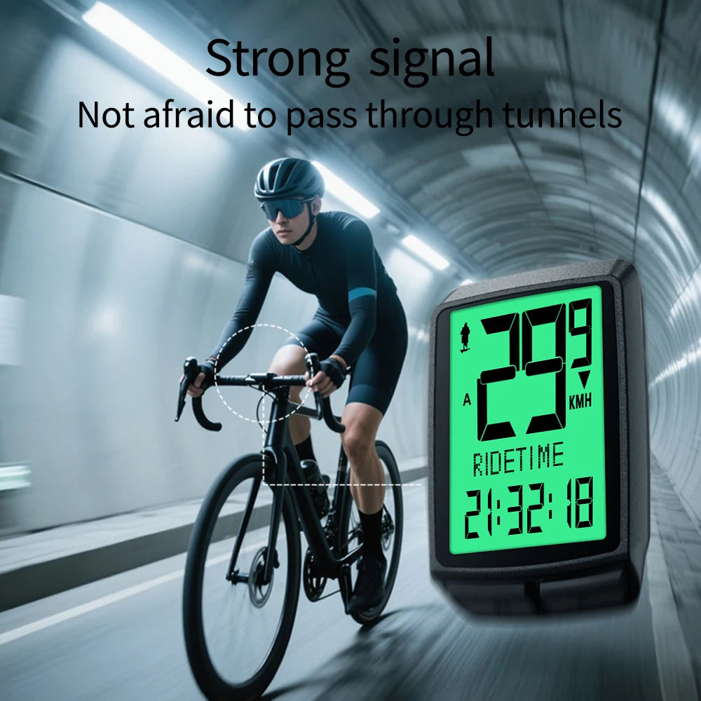 Replaceable Battery Bike Computer Wireless Cycling Computer Bicycle Speedometer Odometer Waterproofing Bicycle Accessories