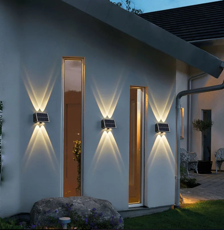 2026 NEW Outdoor waterproof wall lamp solar energy lamp courtyard landscape lamp sun table lamp villa night decoration lamp