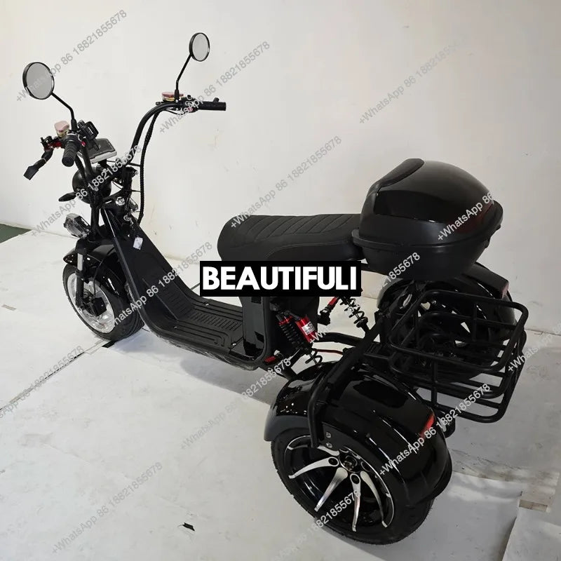 3 Wheel Bike Adult Bicycle Electric Tricycle Scooter Aluminum Materials Moped Adult 2000w Trikes 3 Wheel Motorcycle