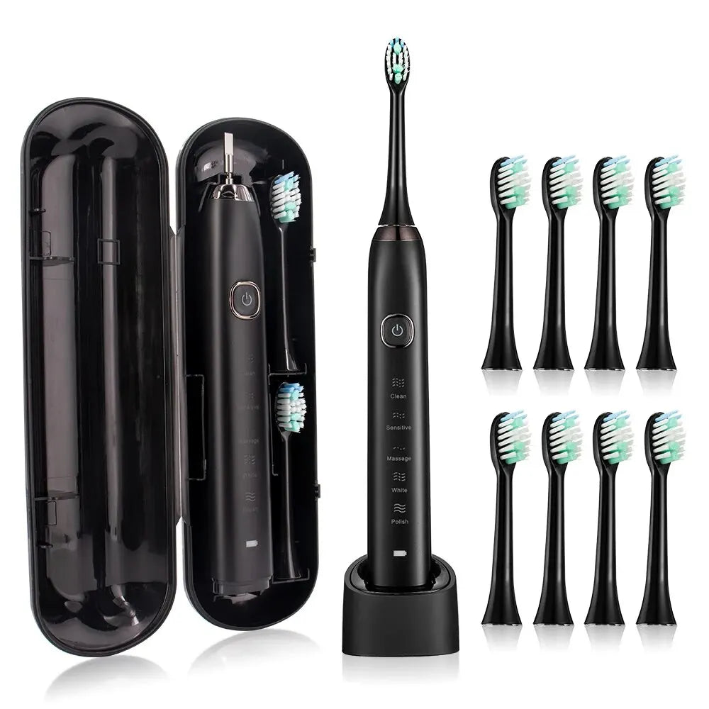 Fairywill FW-507 Rechargeable Sonic Toothbrush for Adults, USB Charging, Waterproof