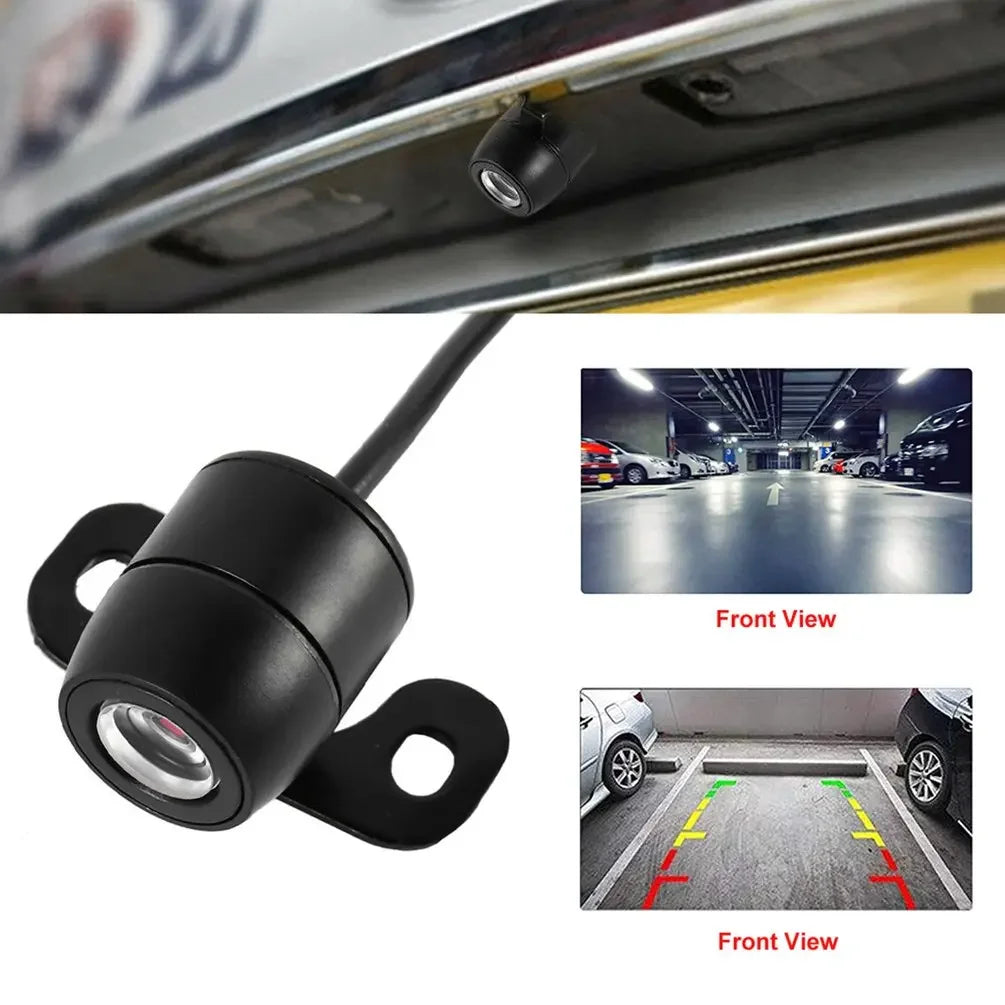 Waterproof Wide-Angle Car Camera for Front, Rear & Side Views