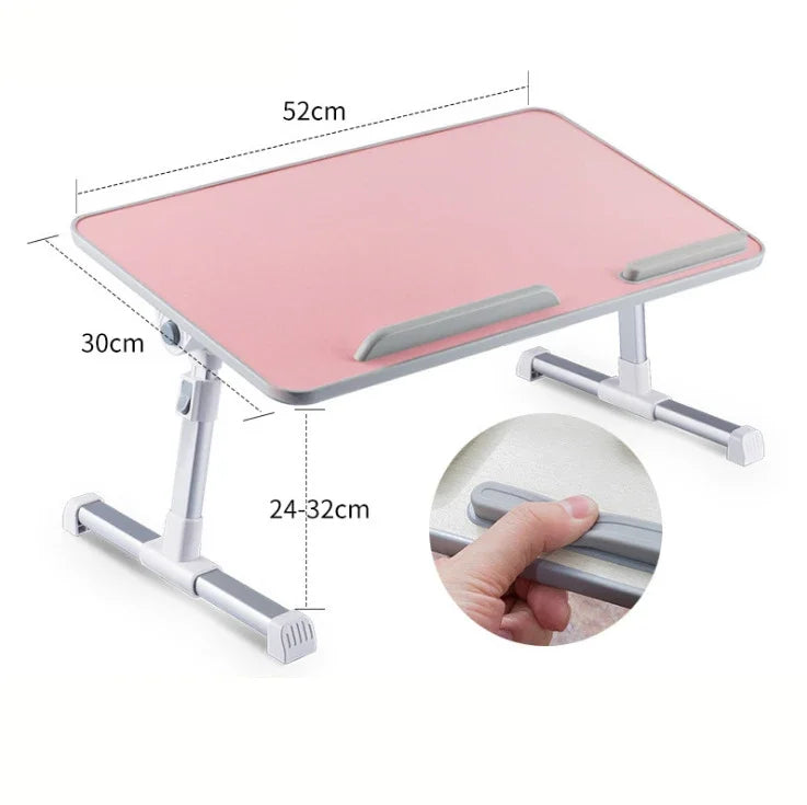 Multi-functional Folding Laptop Stand Holder Study Table Desk Foldable Computer Desk for Bed Sofa Tea Serving Table Stand