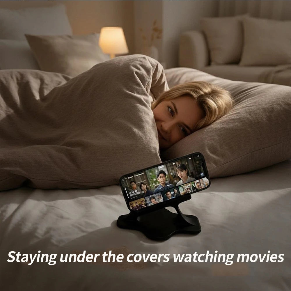 Stable Ergonomic Phone Holder for Hands-Free Viewing, Side Lying (Perfect for Bedtime Entertainment)