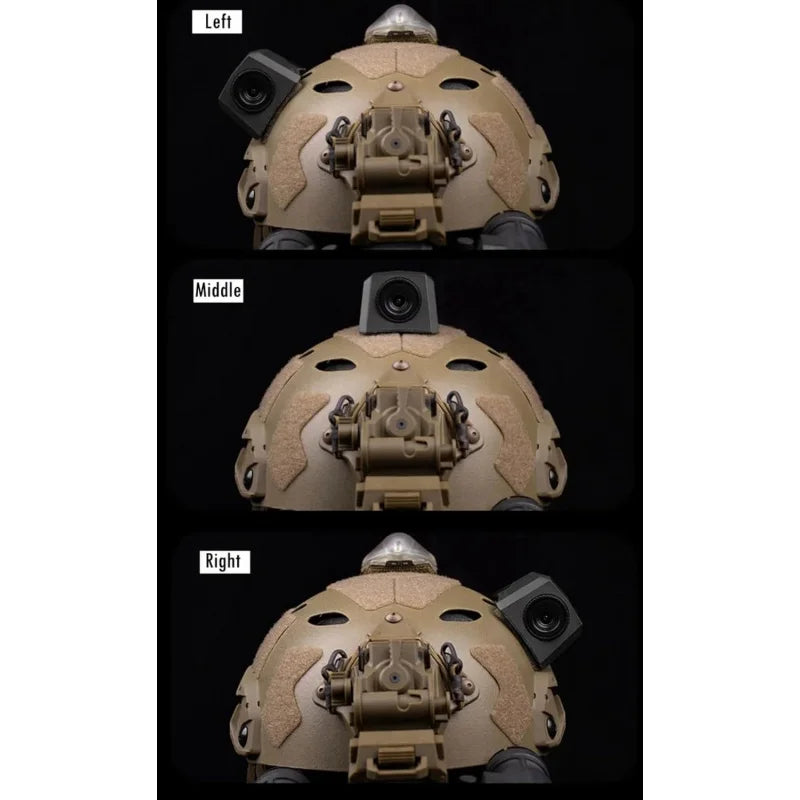 Tactical Helmet Camera Model with Hook Loop Fast Helmets Decoration Camera Props Shooting CS Game Helmet Equipment
