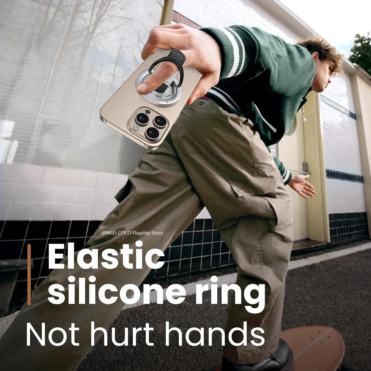 Dual-Sided Magnet for Phone Stand and Ring Holder (360°, Compatible with Multiple Phone Models)