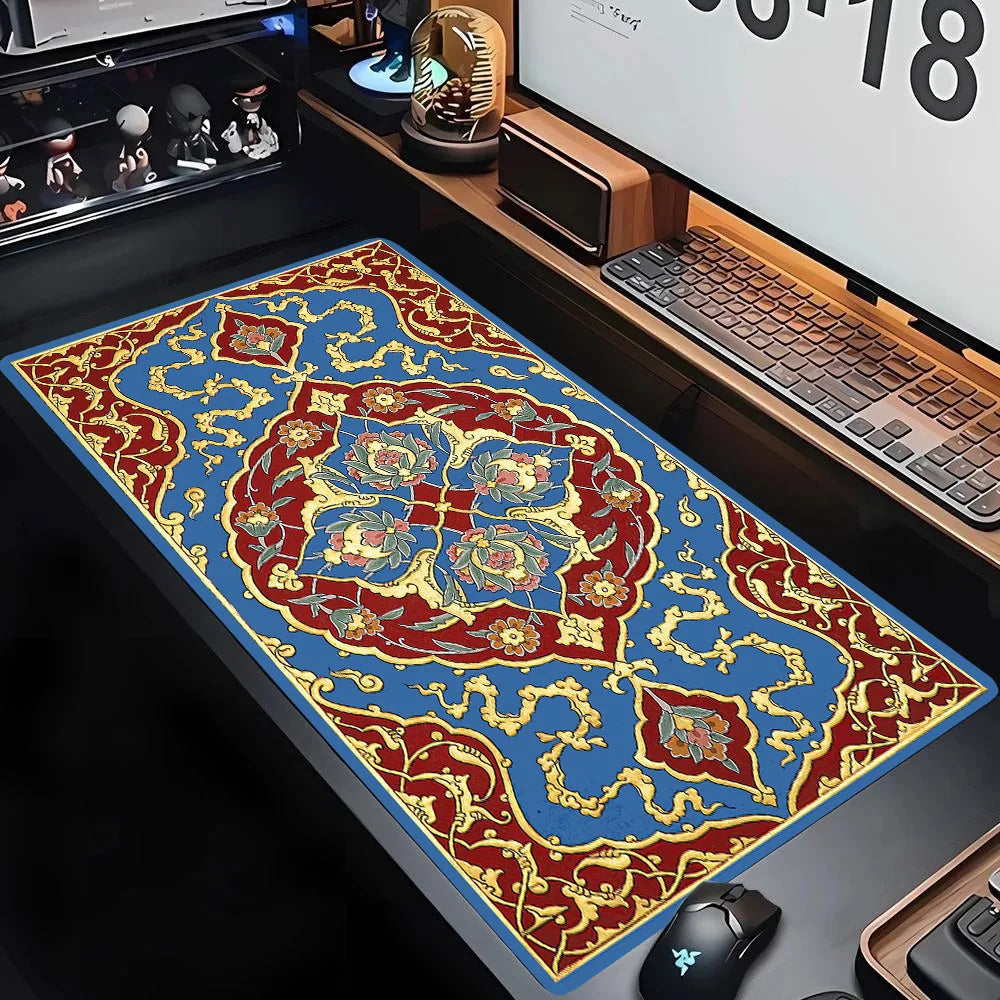 Persian Mouse Pad Large Xxl Big Office Carpet Mouse Mats Gamer Rug Desk Accessories Computer Table Pads Company Speed Extended