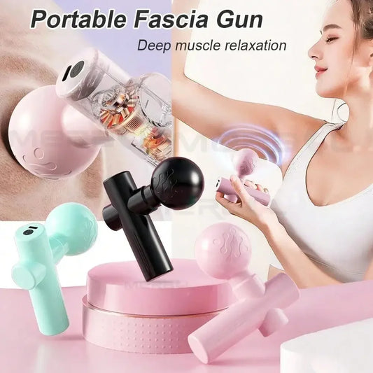 Mini Portable Massage Gun for Muscle Relaxation & Body Massage
