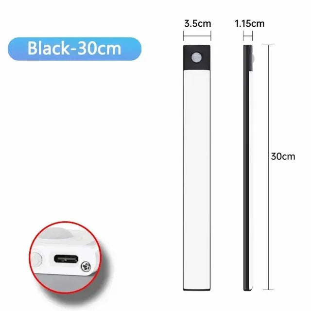 Motion Sensor Light Wireless LED Night Light USB Rechargeable Night Lamp Cabinet Wardrobe Lamp Under Backlight For Kitchen led
