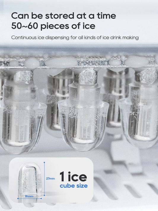 HiBREW Automatic Ice Maker with Self-Cleaning for Home, Office & Bar