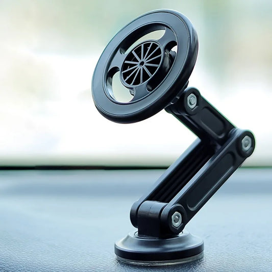 Universal Car Phone Holder, Magnetic Wall Mount with Rotatable Design (Waterproof, PC Material, Compatible with All Smartphones)