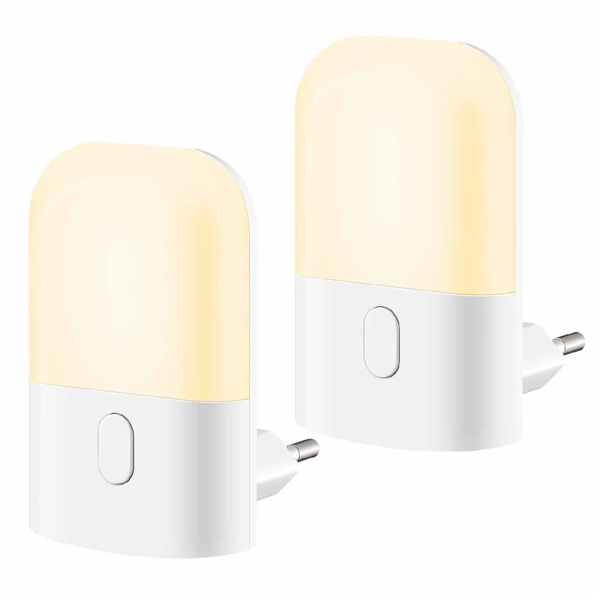 Night Lights Plug into Wall, LED Night Light with Light Sensor, Adjustable Brightness, Warm White 2700K Night Light