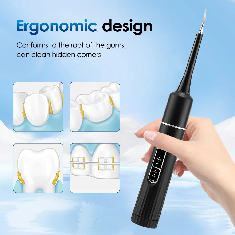 Electric Sonic Dental Scaler for Plaque, Tartar & Stain Removal
