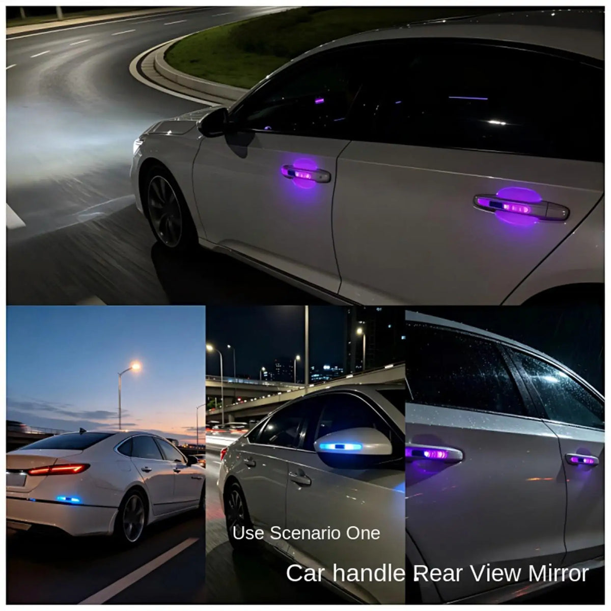Wireless LED Welcome Warning Light,Vehicle Door Safety Signal Lamp,Multifunctional Accessory For SUV Truck And Automotive Decor