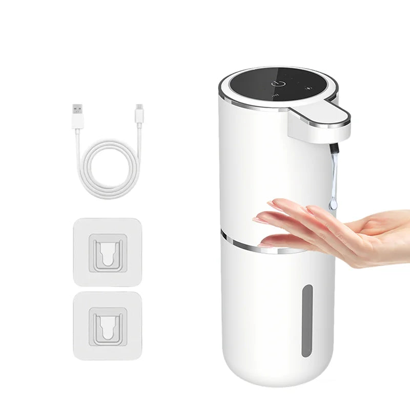 380ML Touchless Tabletop Or Wall-Mounted 4-Levels Adjustable Foam/Liquid Automatic Smart Sense Soap Dispenser Hand Wash Machine