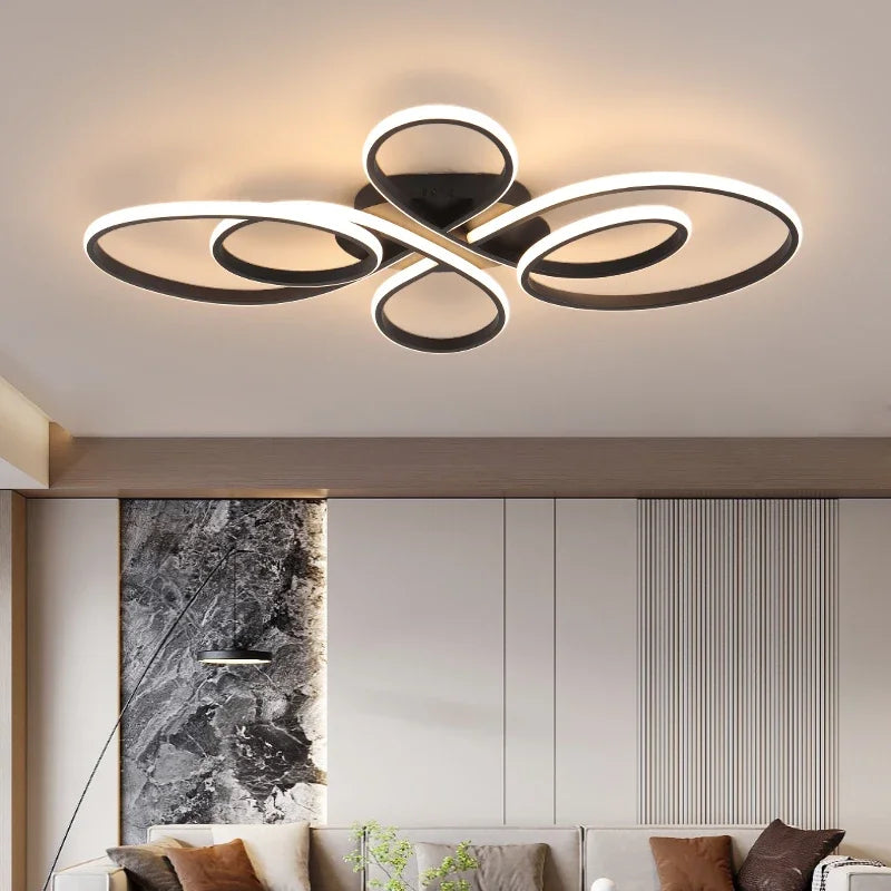 Modern LED Ceiling Light Nordic Creative Indoor Lighting Decoration Accessories for Living Room Study Room Bedroom Light Fixture