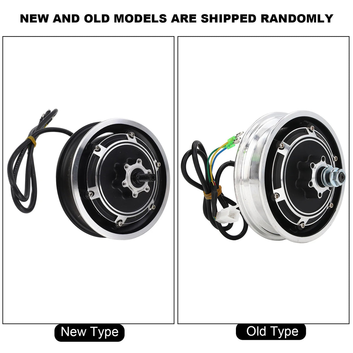 Electric Scooter Hub Motor 48V 1000W Electric Bike Brushless Disc Brake Hub Motor for 10 Inch Outer Tire 48V Hub Motor Hub Motor