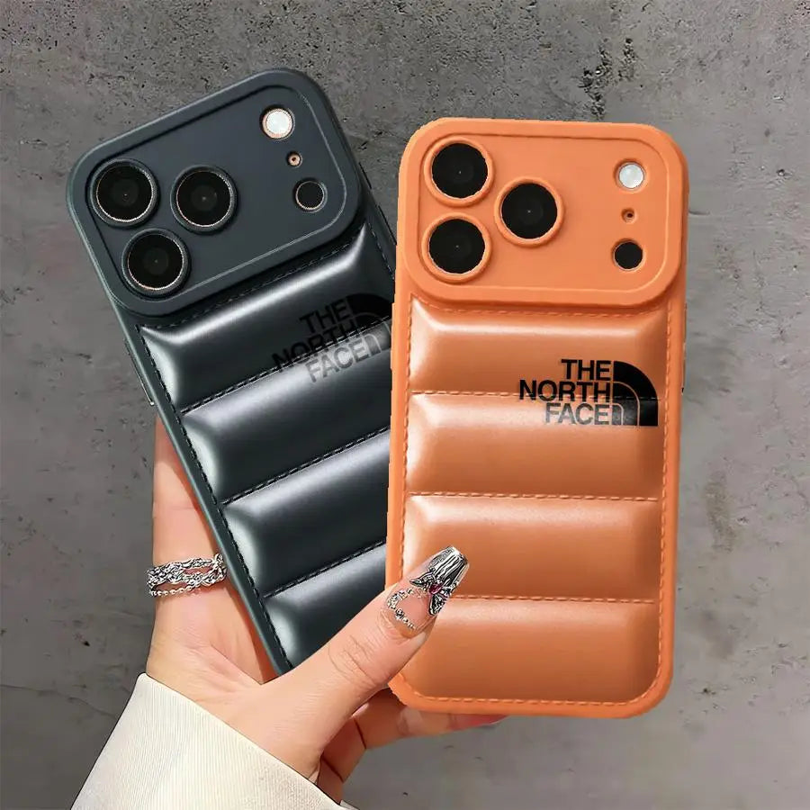 Down Jacket Cover Phone Case (for iPhone 17 16e 11 13 15 Plus 14 16 Pro Max Air 12)