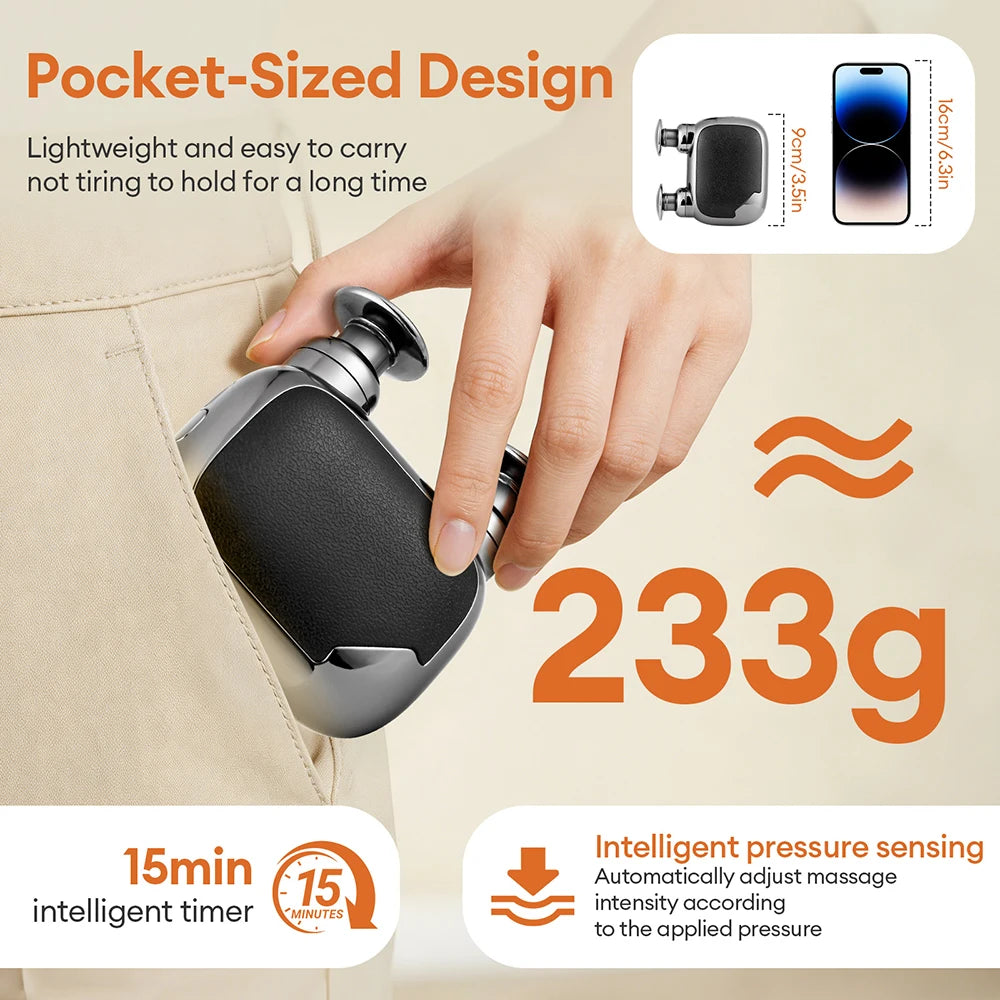 Mini Portable Electric Massage Gun with High-Frequency Vibration