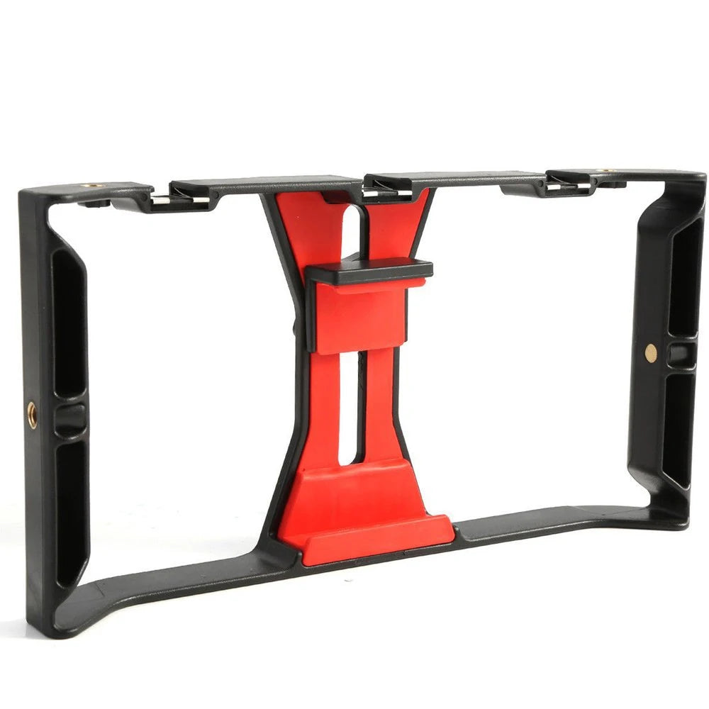 New Video Camera Cage Stabilizer Film Making Rig For Smart Phone Video Rig Mobile Phone Hand Grip Bracket Holder Stabilizer