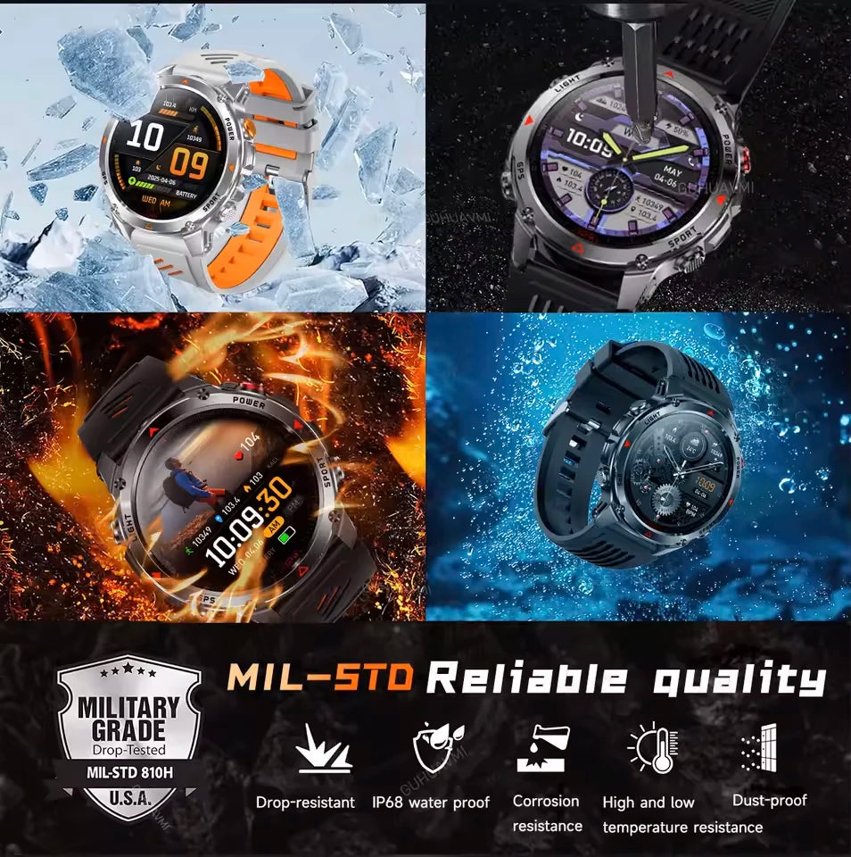 Forerunner 570 GPS Smart Watch 3ATM Waterproof AMOLED Screen MULTI-BAND GNSS Compass Altimeter Flashlight Sports Smartwatch Men