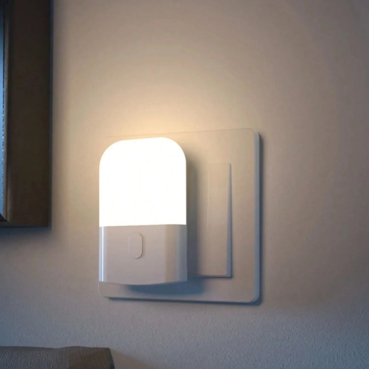 Night Lights Plug into Wall, LED Night Light with Light Sensor, Adjustable Brightness, Warm White 2700K Night Light