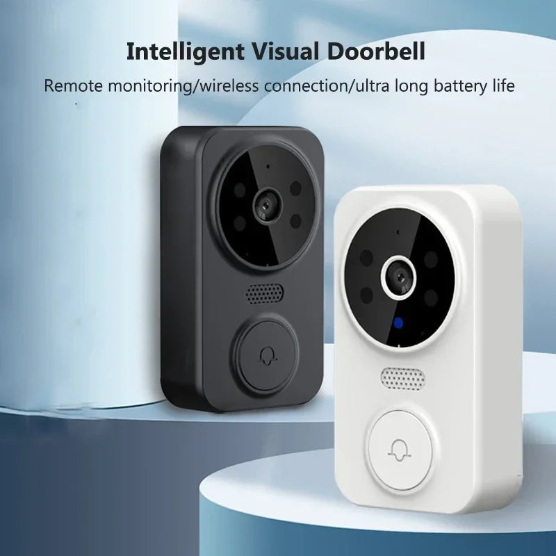 WiFi Wireless Visual Intercom Doorbell Tuya Remote Monitoring Smart Video Doorbell Front Door Camera Indoor Outdoor Surveillance