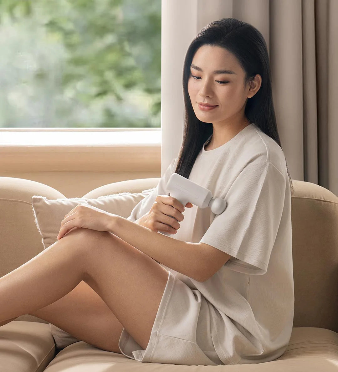 Mijia Mini Fascia Gun 3 Portable Massage Gun with 3 Heads and USB-C Charging