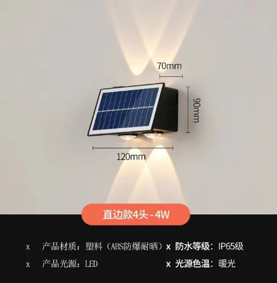 2026 NEW Outdoor waterproof wall lamp solar energy lamp courtyard landscape lamp sun table lamp villa night decoration lamp