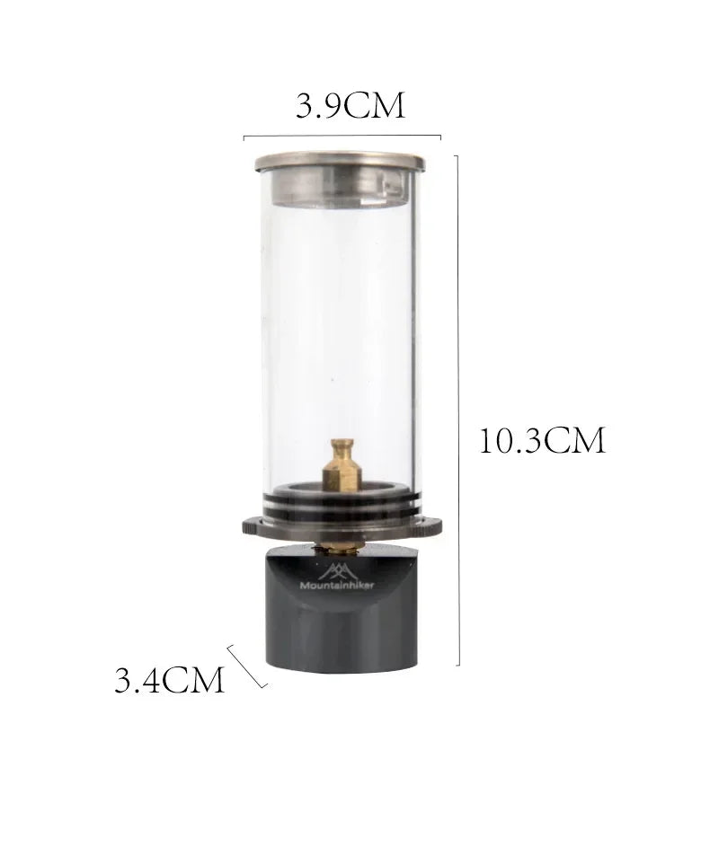 MOUNTAINHIKER Dreamlike Candlelight Lamp Windproof Candle Lamp Gas Burner Stove Outdoor Camping Lights Tent Lighting Equipment