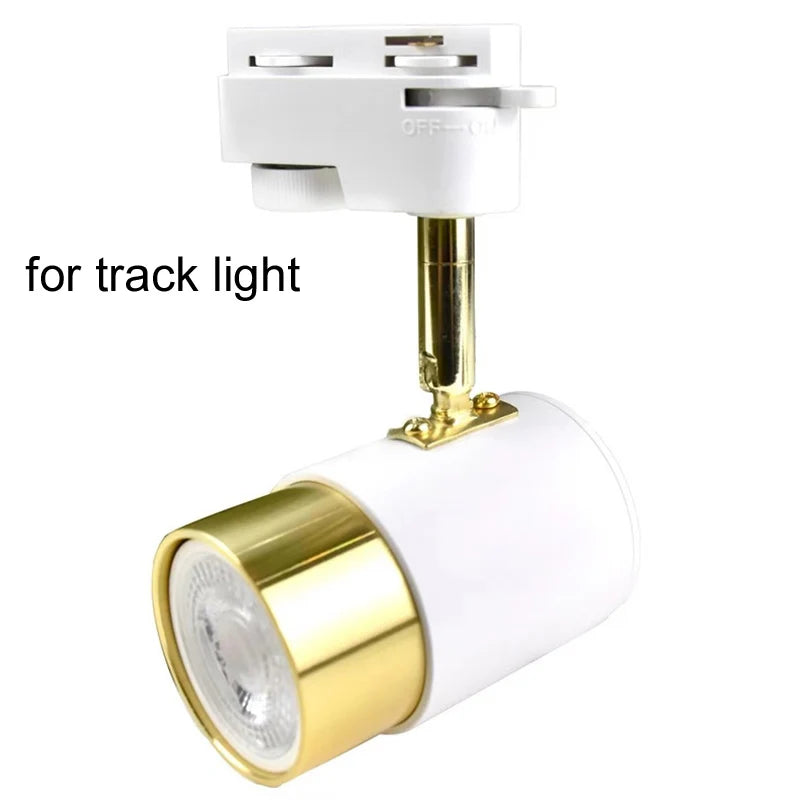 Full Set Led Track Light Fixture Rail 110-220V COB Ceiling Track Lamp Spot Lighting For Clothing Shop Living Room Ceiling Lights