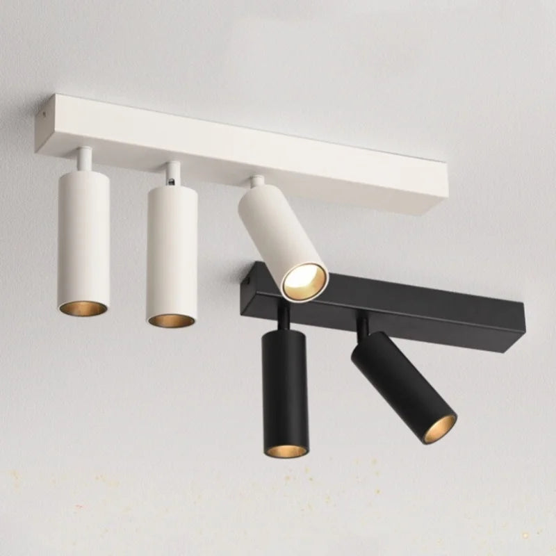 Adjustable Angle LED Surface Mounted Spotlights Suction Lights Ceiling for Home Use Cloakrooms Corridors Minimalist