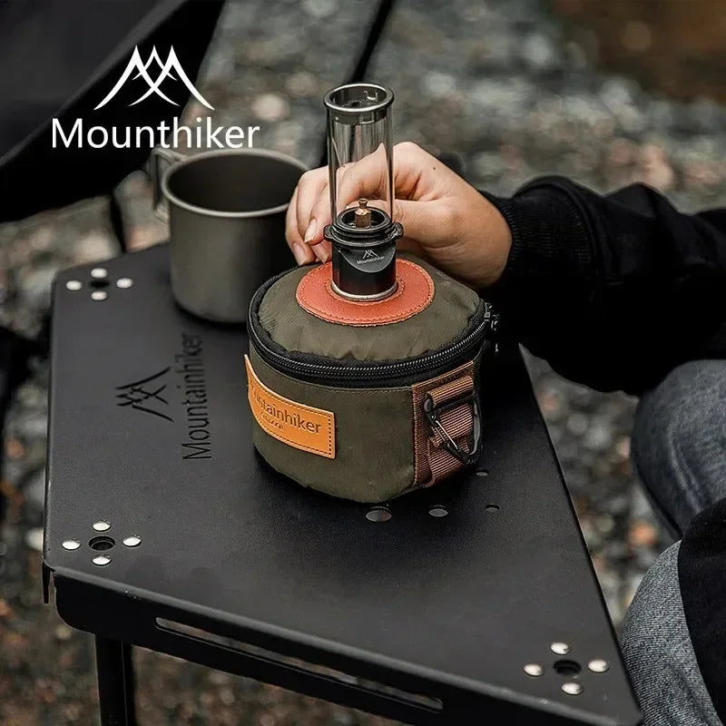 MOUNTAINHIKER Dreamlike Candlelight Lamp Windproof Candle Lamp Gas Burner Stove Outdoor Camping Lights Tent Lighting Equipment