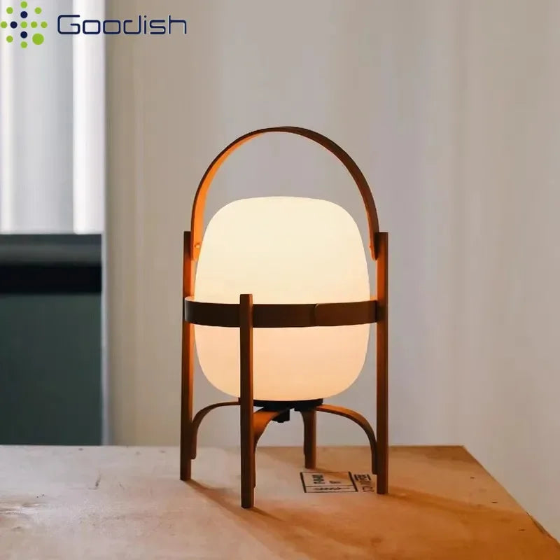 Medieval Bauhaus Retro Hand-Knitted Creative Lustre Lights Wood Standing LED Floor Lamps for Bedroom Home Decoration Chandelier
