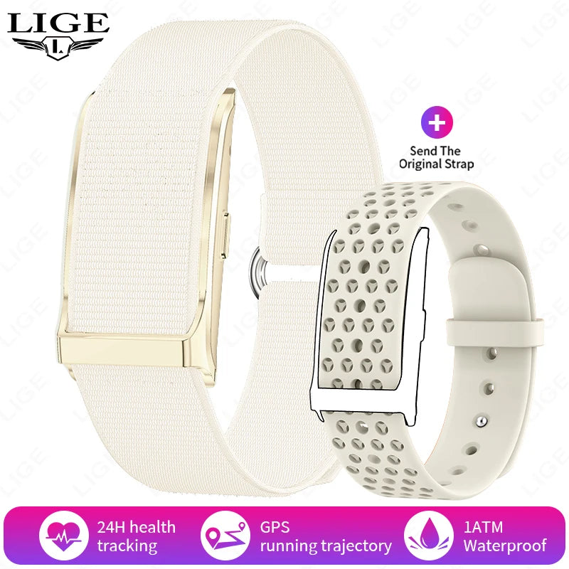 Smart Fitness Tracker with Heart Rate Monitor, Pedometer & Call Alerts for Men and Women
