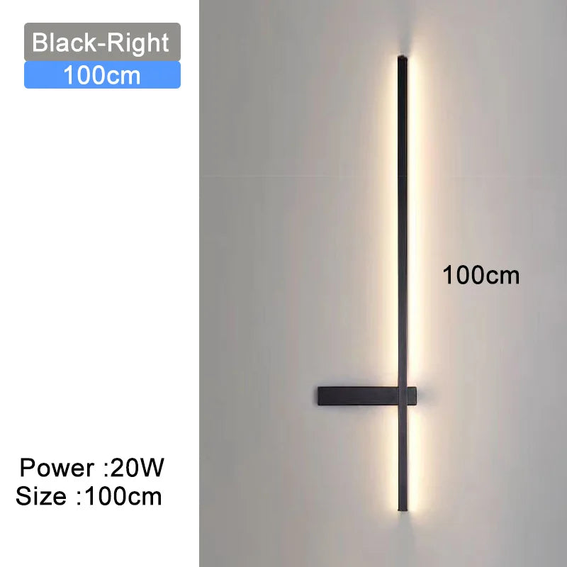 Hardwired Wall Sconces Modern LED Wall Lighting Fixtures for Bedroom Living Room Interior Wall Lamps for Corridor Kitchen Black