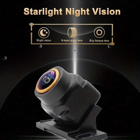 Car Camera with 170° Wide Angle, Night Vision, And AHD/CVBS Switchable - Backup Camera for Automobiles, Without Battery