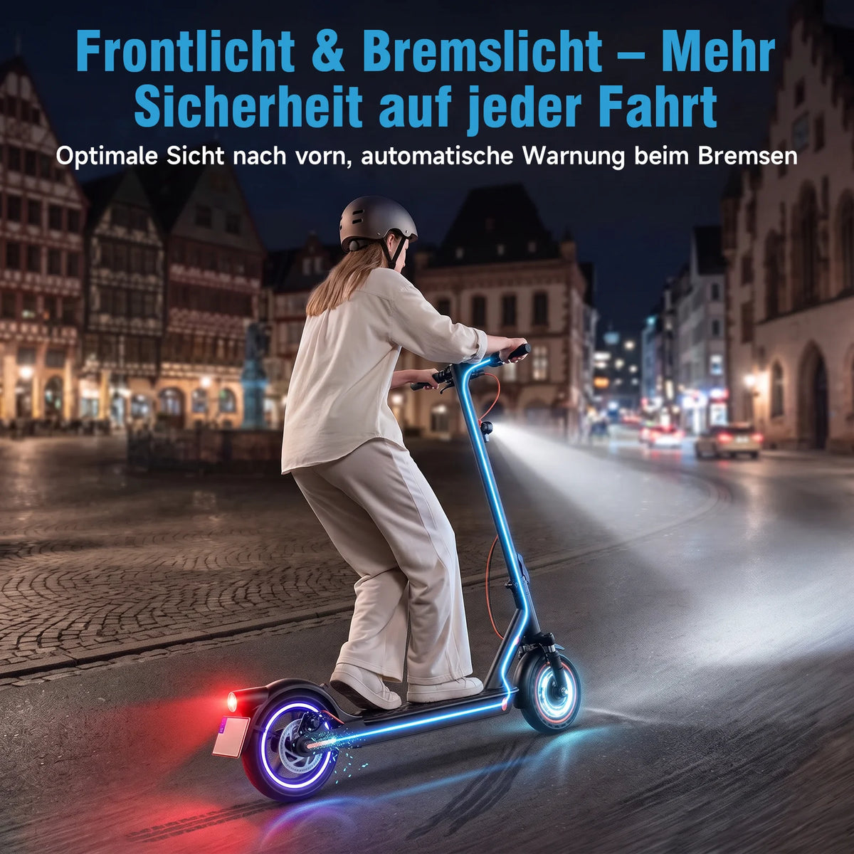 Electric Scooter with road approval TODIMART T6 ABE (30 km, 8.5 inch tires, Dual shock absorbers)