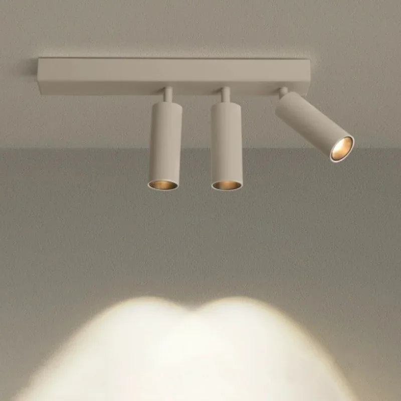 Adjustable Angle LED Surface Mounted Spotlights Suction Lights Ceiling for Home Use Cloakrooms Corridors Minimalist