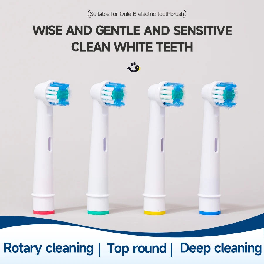 Sensitive Replacement Toothbrush Heads Compatible with Oral-B, 20-Pack