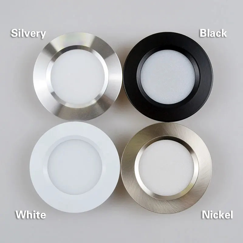 LED Spotlight Ultra-thin 14mm 3W 5W 7W 12V 2inch Recessed Ceiling Lamp D55mm House Hotel Living Room Mini Downlight