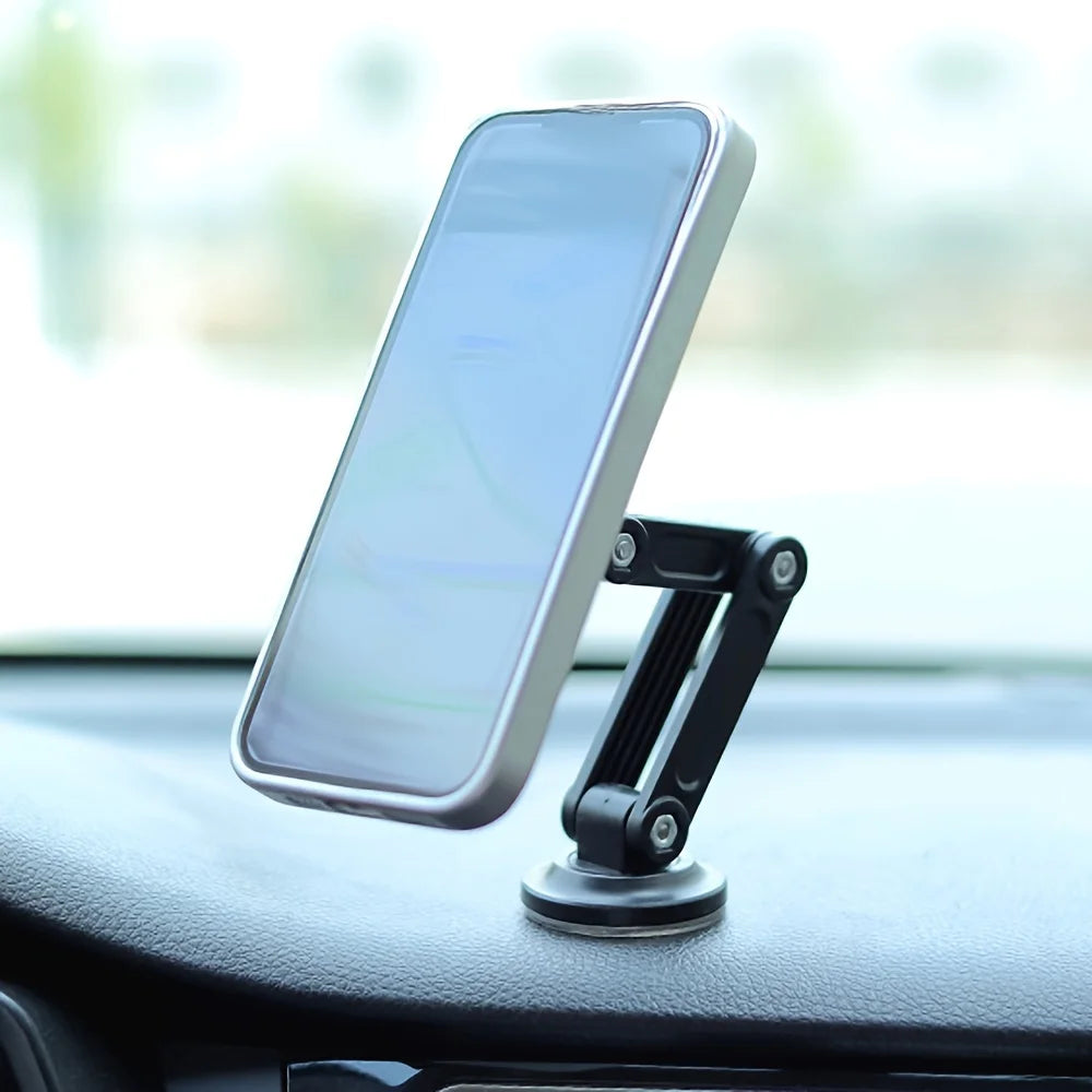 Universal Car Phone Holder, Magnetic Wall Mount with Rotatable Design (Waterproof, PC Material, Compatible with All Smartphones)