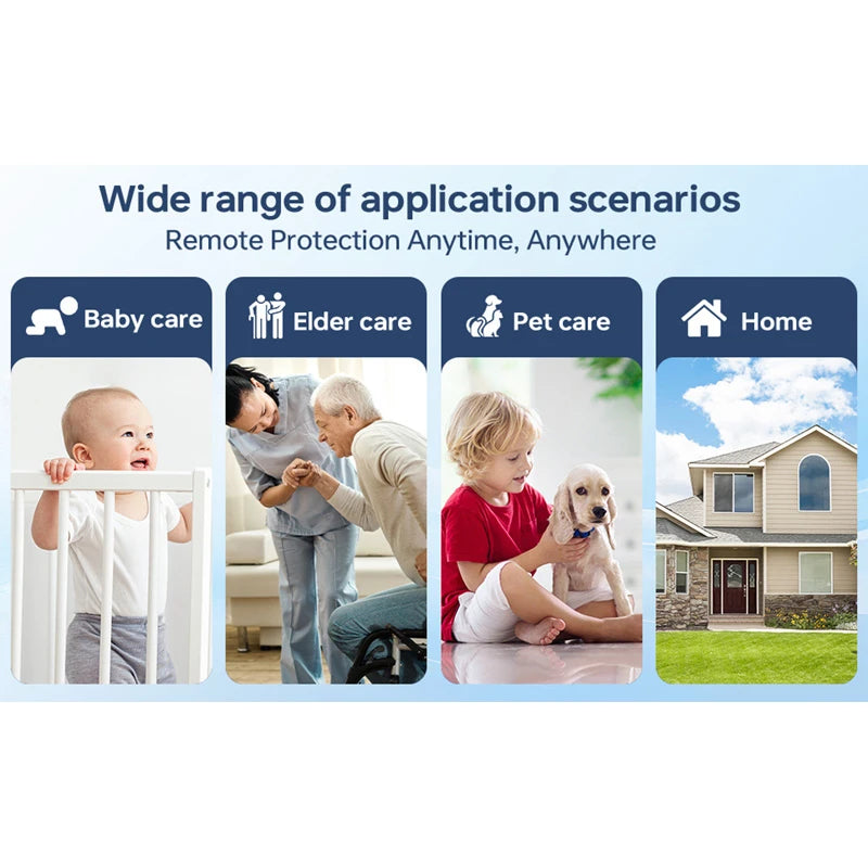 New 4K HD Camera WiFi Wireless Monitor Night Vision Remote Motion Detecting Camcorders Security Protection Indoor Surveillance