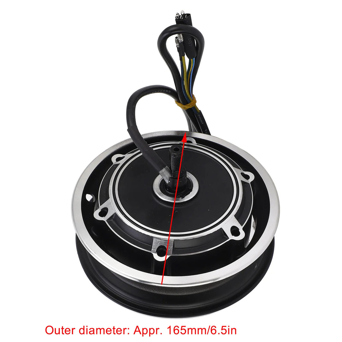 48V Hub Motor Electric Scooter Hub Motor 48V 1000W Electric Bike Brushless Disc Brake Hub Motor for 10 Inch Outer Tire Hub Motor