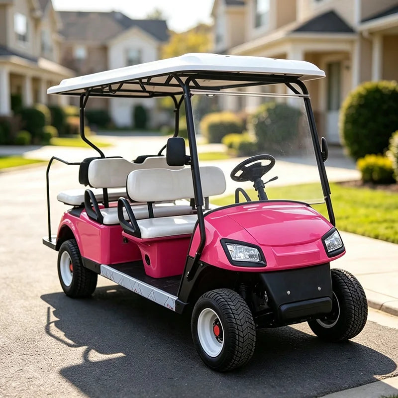 Electric Golf Cart with Cargo Bed, Two-Seater, Off-Road