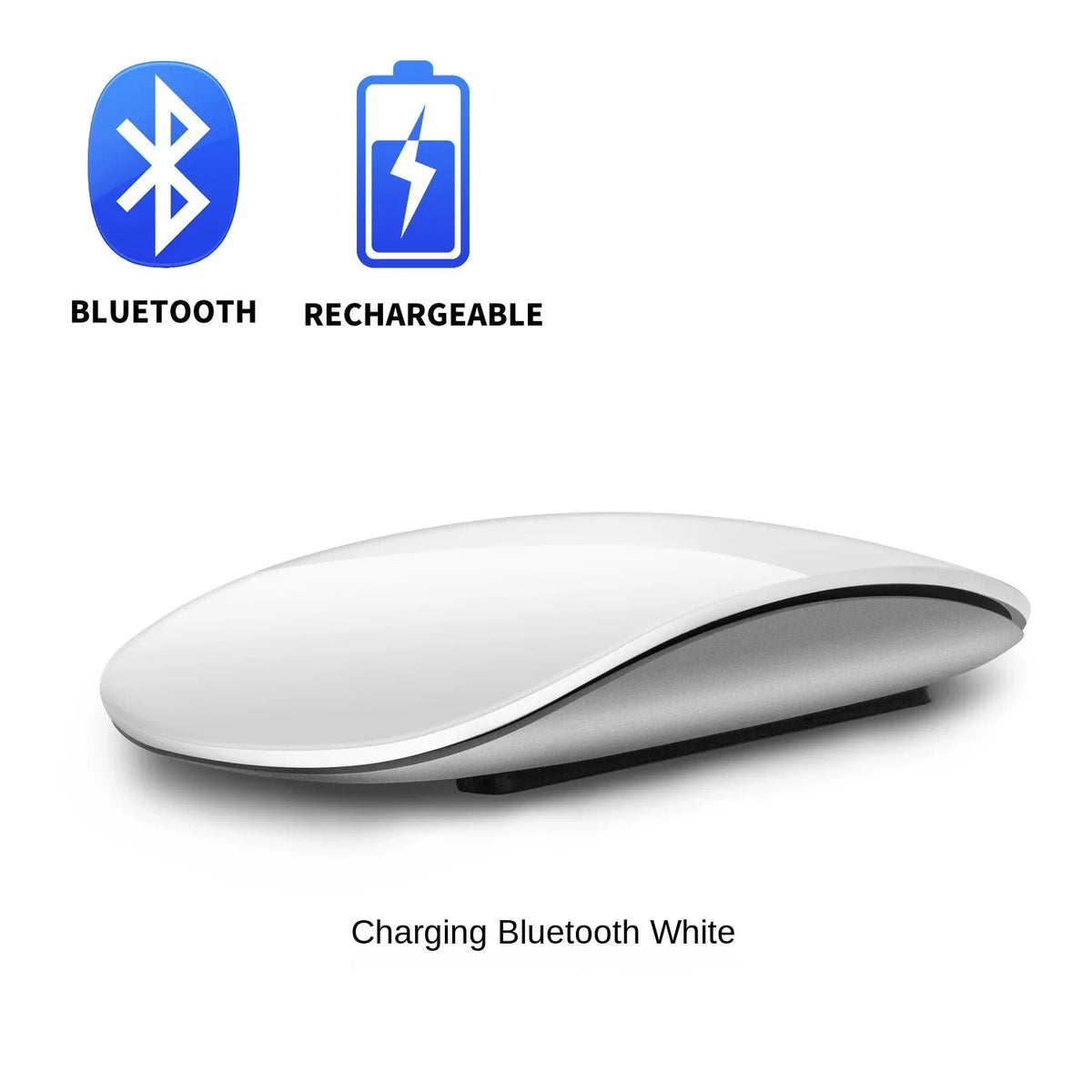 Wireless Multi-Touch Bluetooth Mouse Rechargeable Silent Mouse Ergonomic Portable PC Smartphone Tablet Universal Mouse