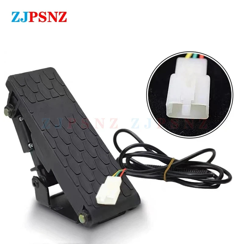 Foot Pedal 2Pin 3Pin Electric Bike Scooter Throttle E-bike Electric Tricycle Accelerator Pedal Speed Control Motorcycle Throttle