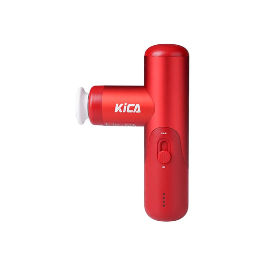 KiCA Mini 3 Lightweight Massage Gun with Stepless Speed Control & 4 Massage Heads