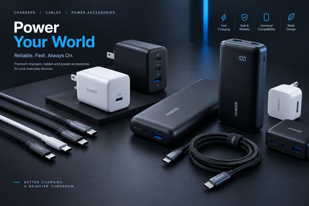 Chargers, Cables & Power